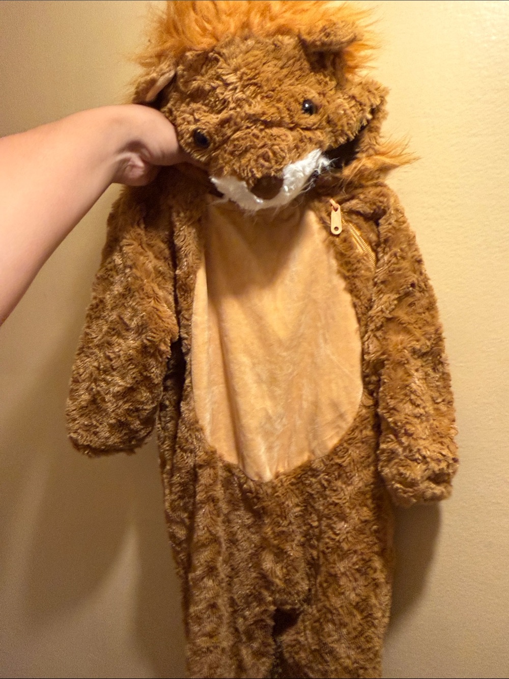 Target Brown Plush lion Costume